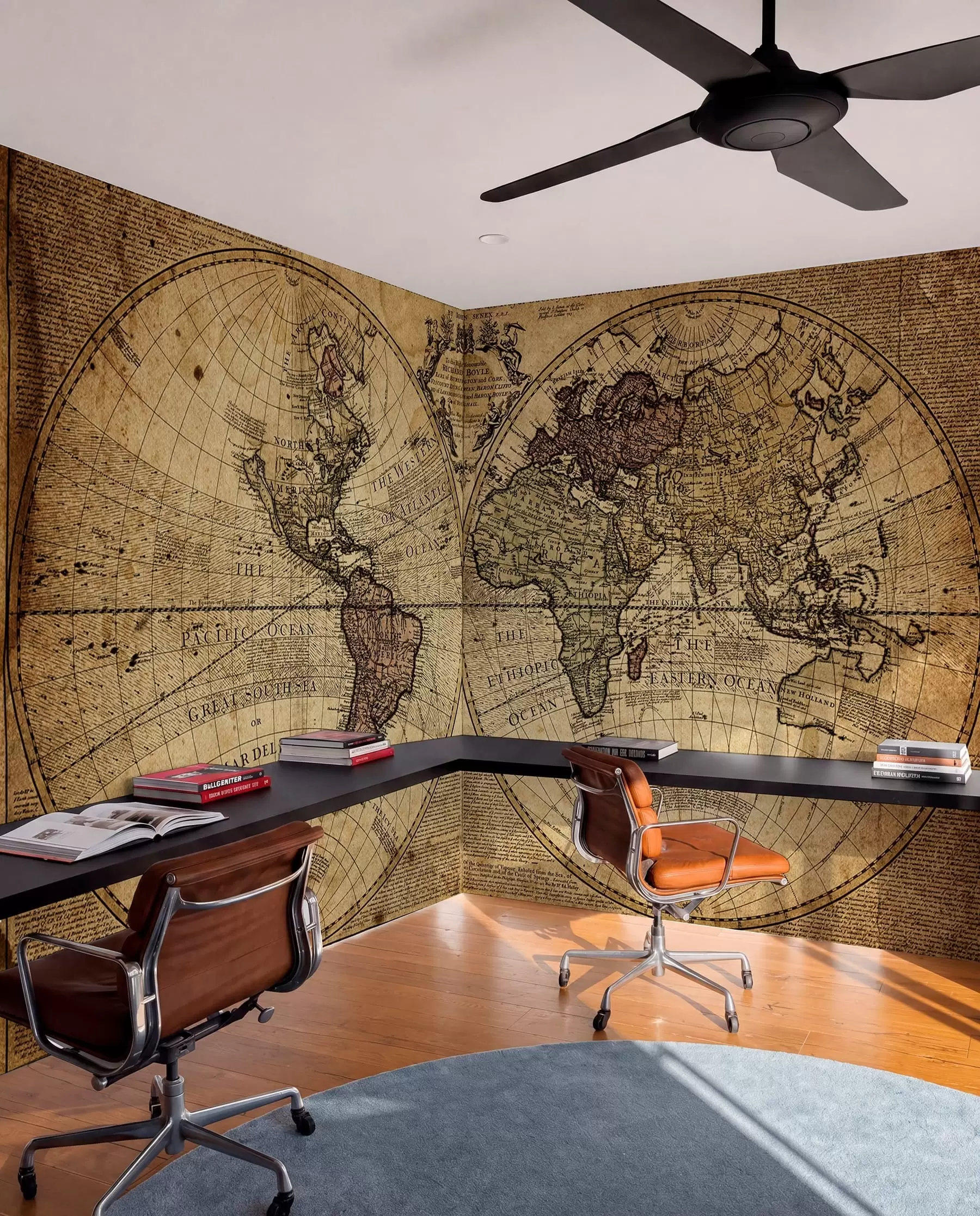 Fototapete Historische Hemisphären u18533