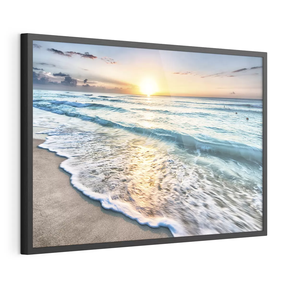 Poster Azurblau surfen f08091