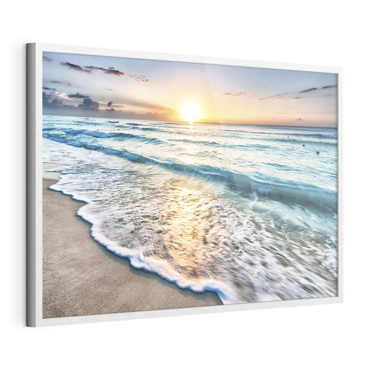 Poster Azurblau surfen f08091