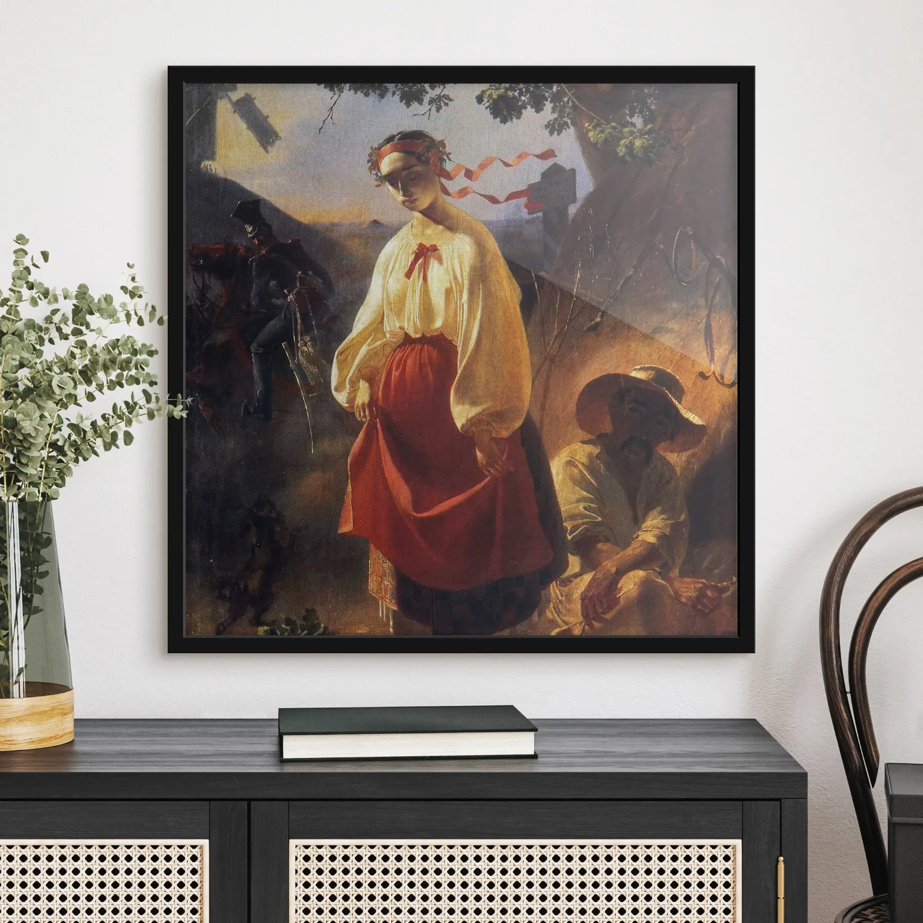Fototapete Kunst, Malerei und Bäume f15530