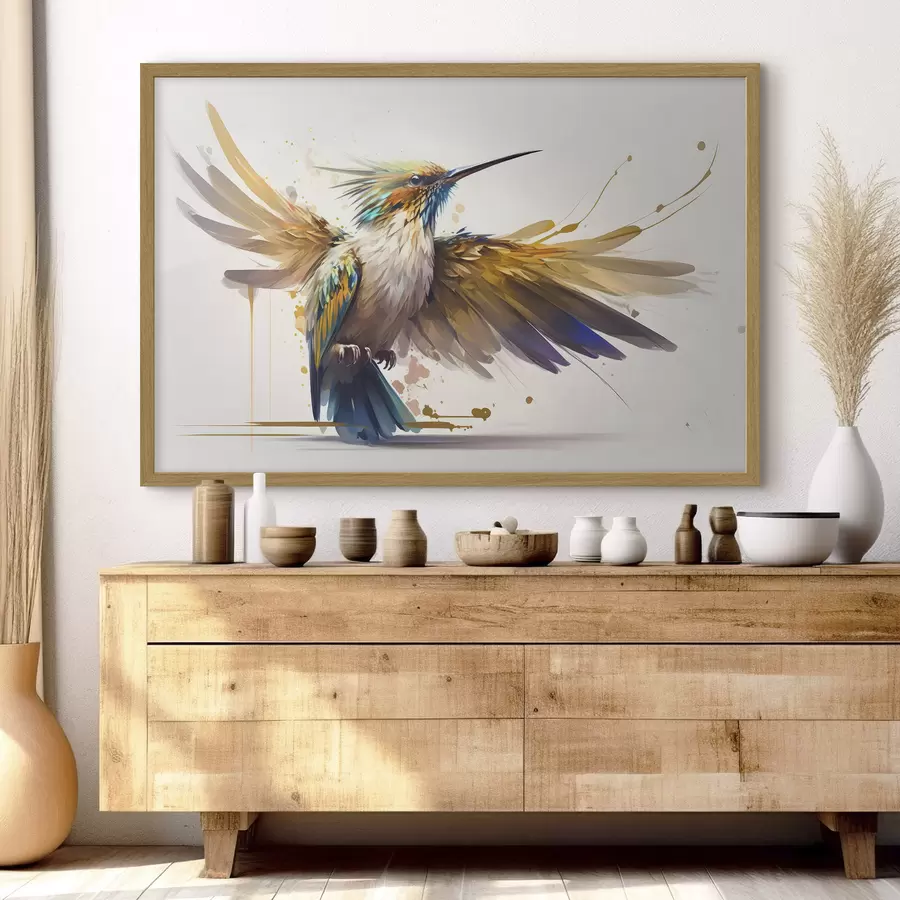 Fototapete Goldscheitelkolibri f33552