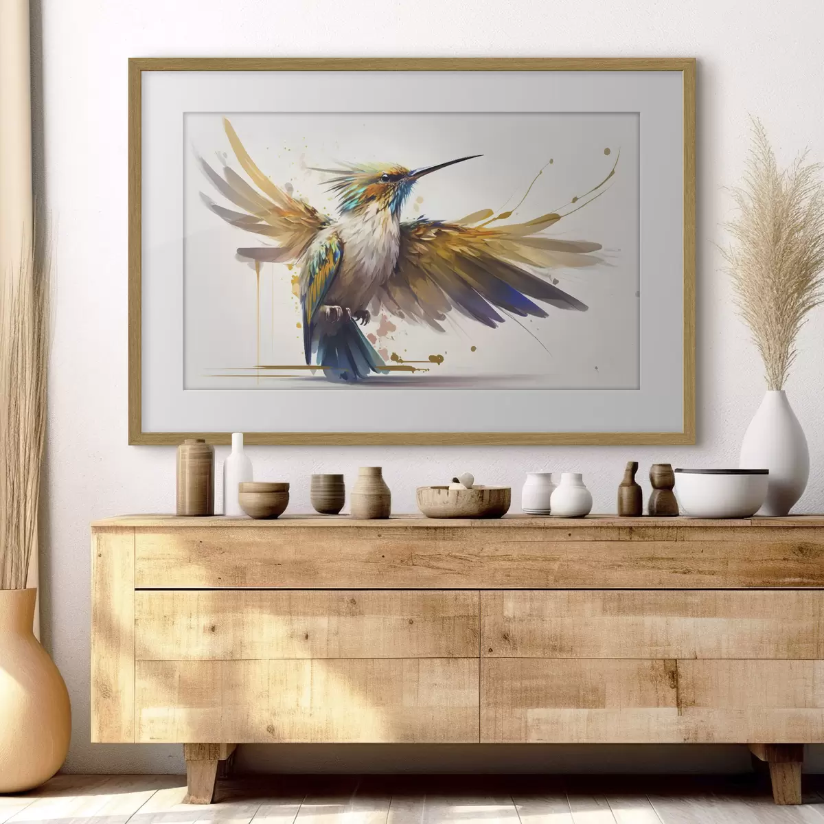 Poster Vögel und Wärme f33552