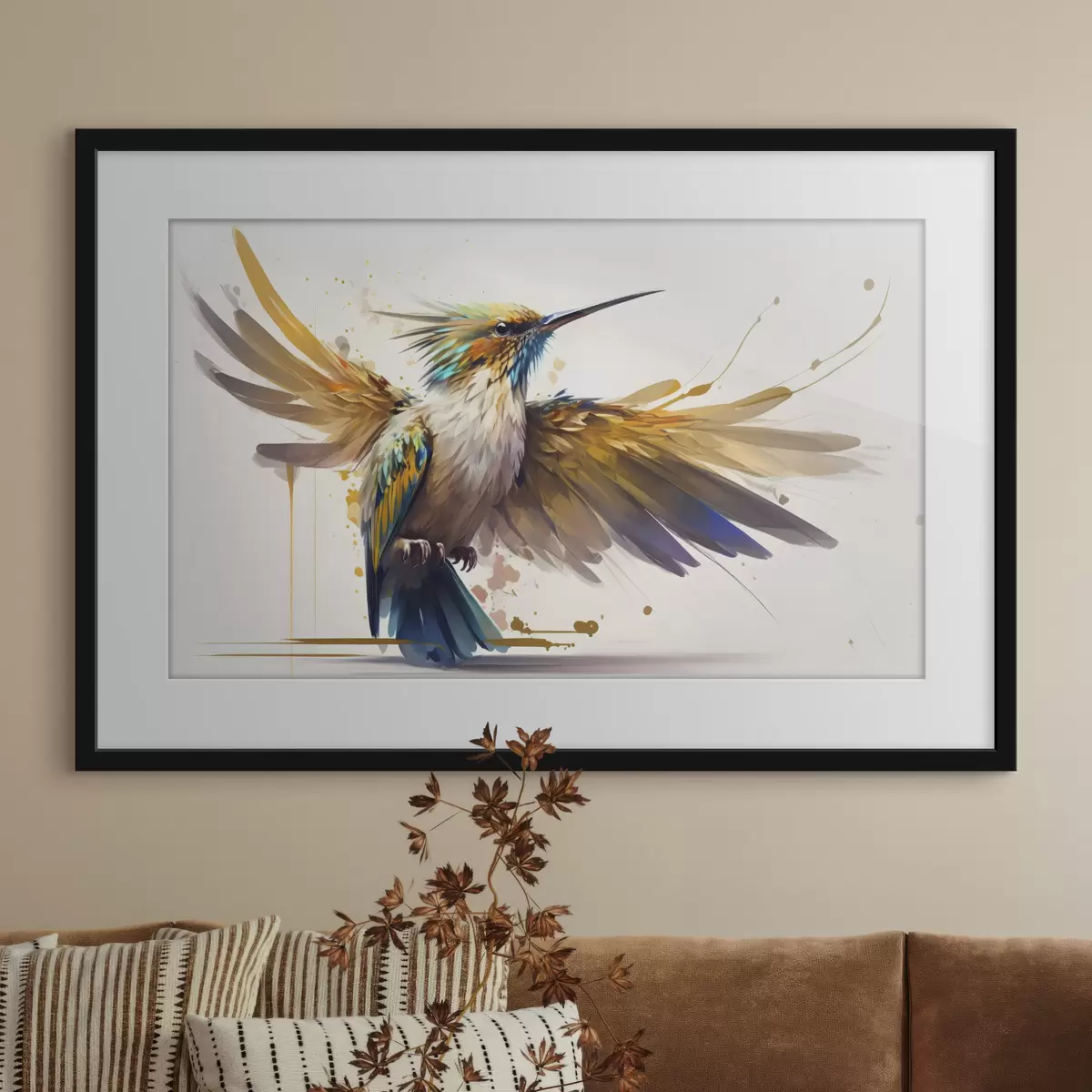 Poster Vögel und Wärme f33552