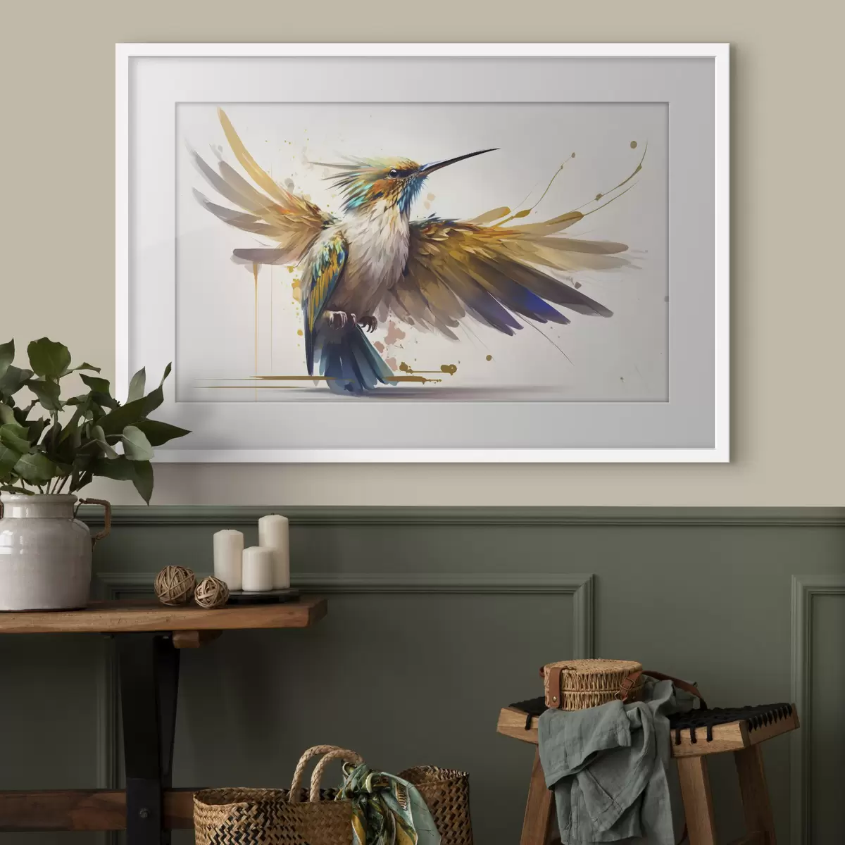 Poster Vögel und Wärme f33552