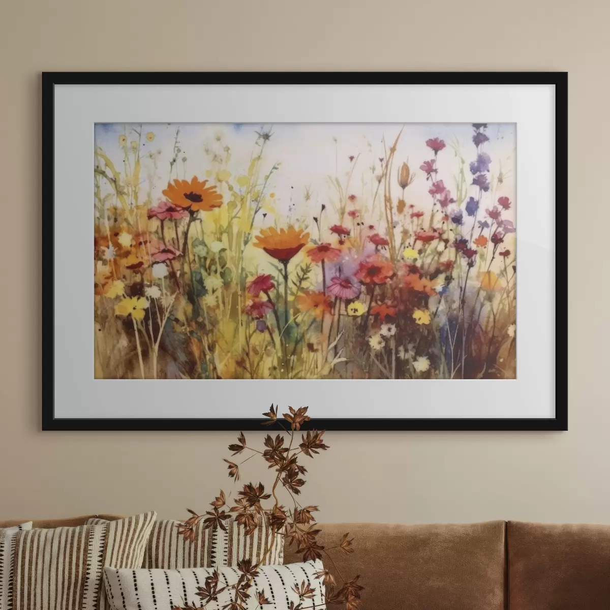 Poster Blüten und Flug f33666