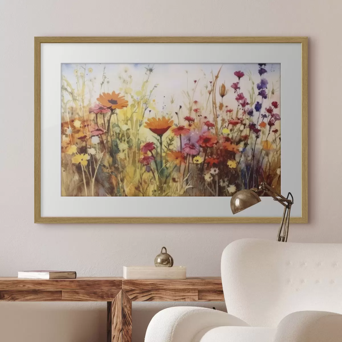 Poster Blüten und Flug f33666