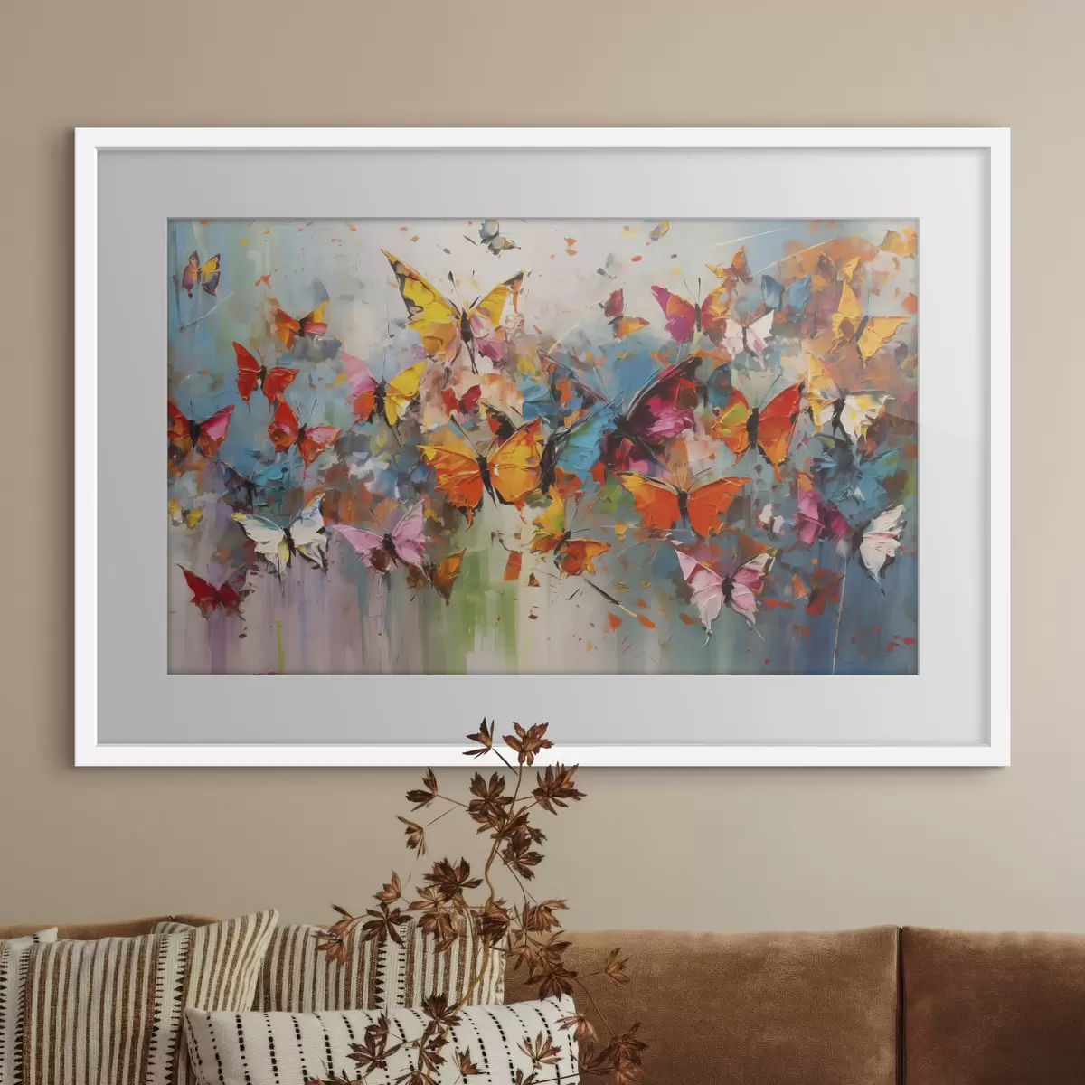 Poster Schmetterlingskonfetti f35376