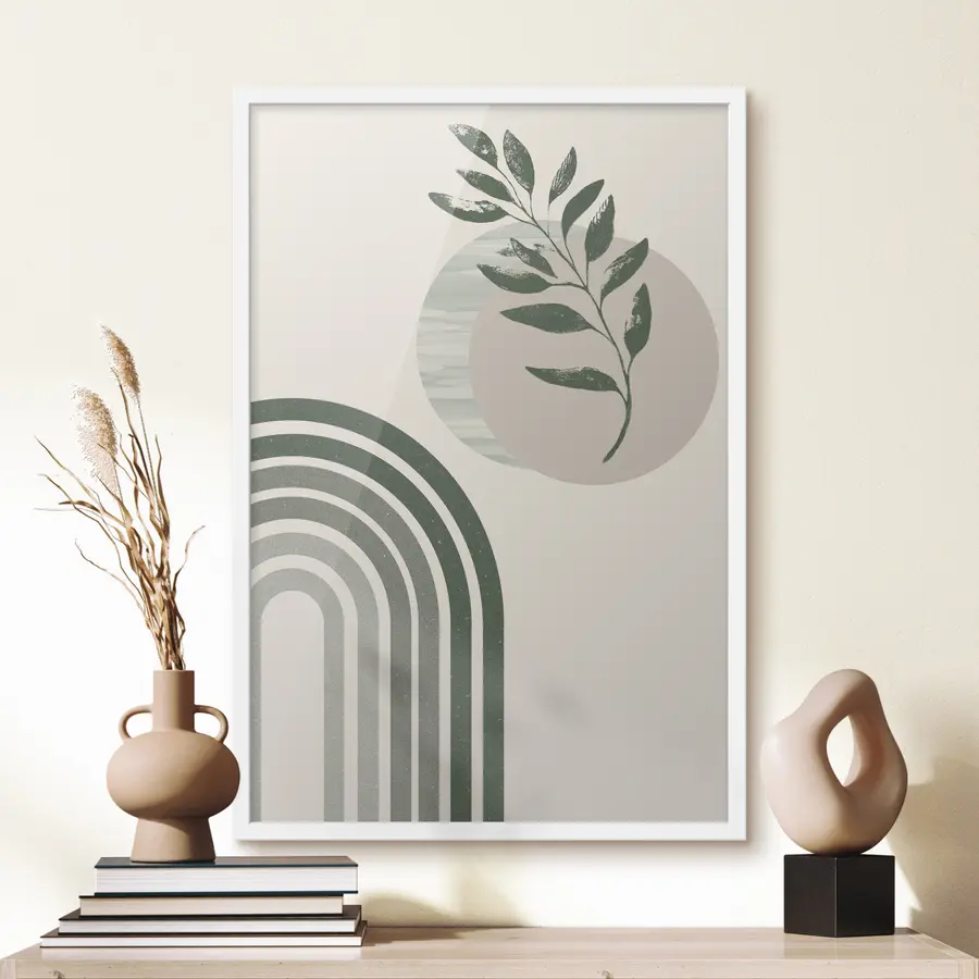 Fototapete Moderner minimalistischer abstrakter Boho-Stil f36176
