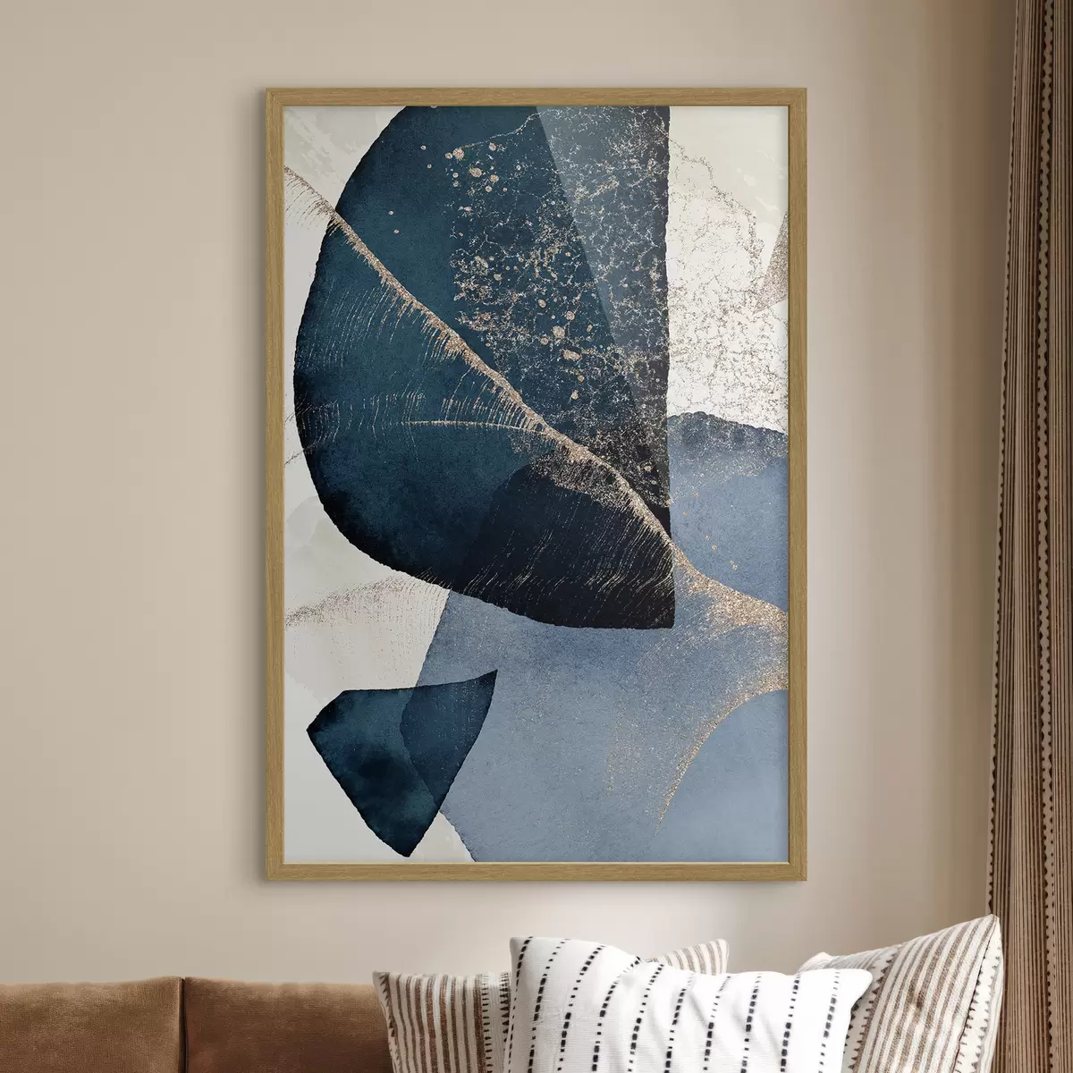 Poster Abstrakte Aquarellkomposition f36151