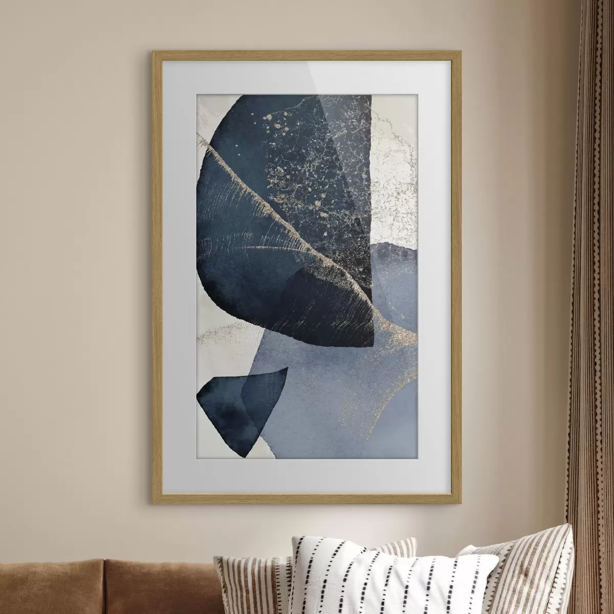 Poster Abstrakte Aquarellkomposition f36151
