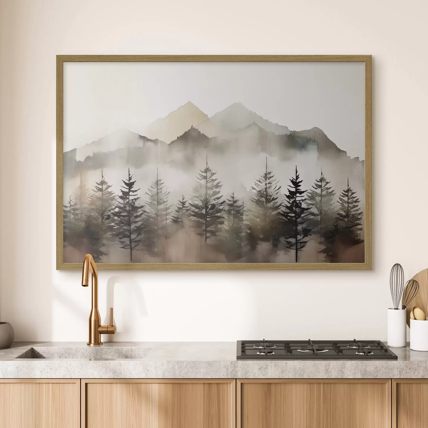Fototapete Die Landschaft des Herbstwaldes f36009