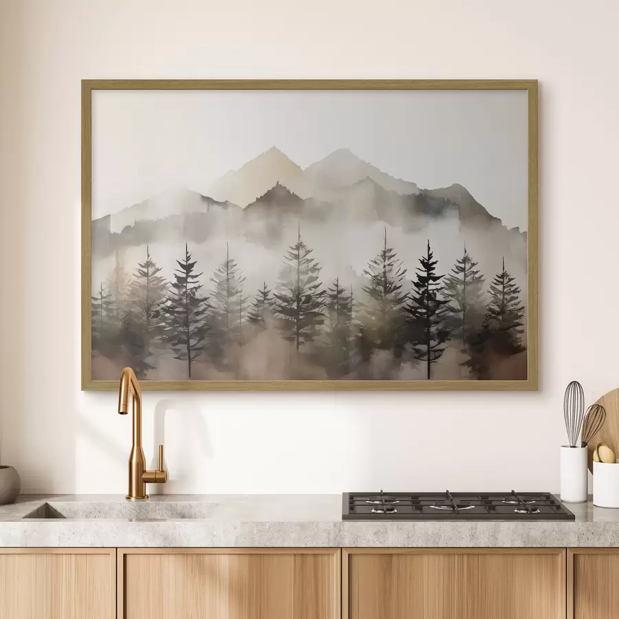 Fototapete Die Landschaft des Herbstwaldes f36009