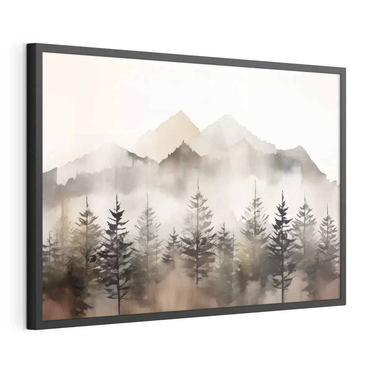 Poster Die Landschaft des Herbstwaldes f36009