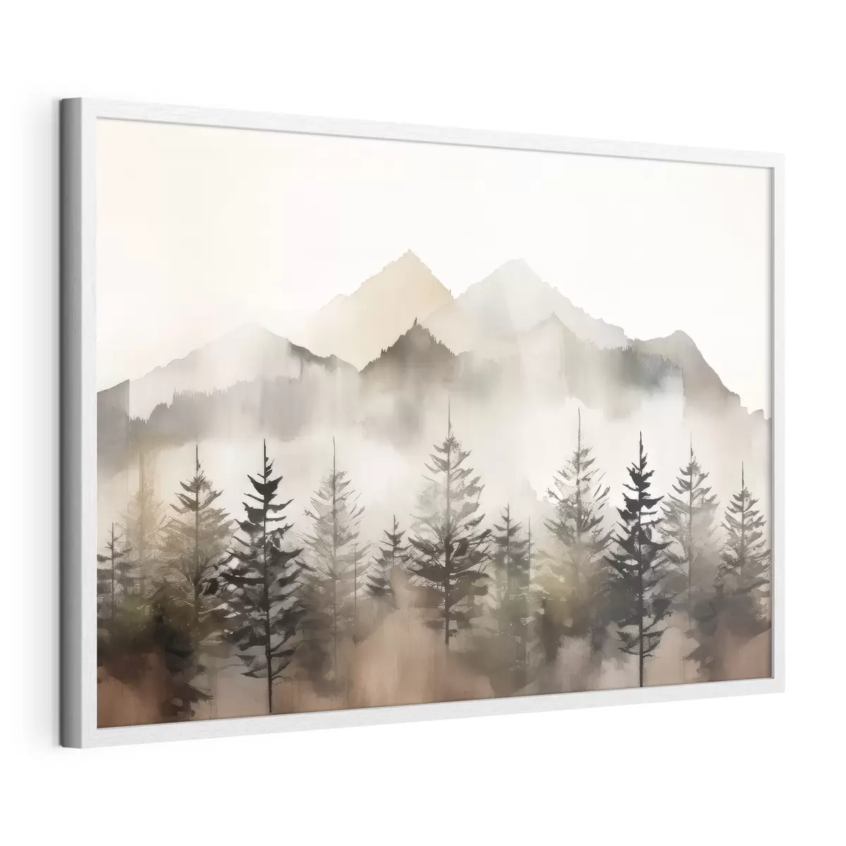 Poster Die Landschaft des Herbstwaldes f36009