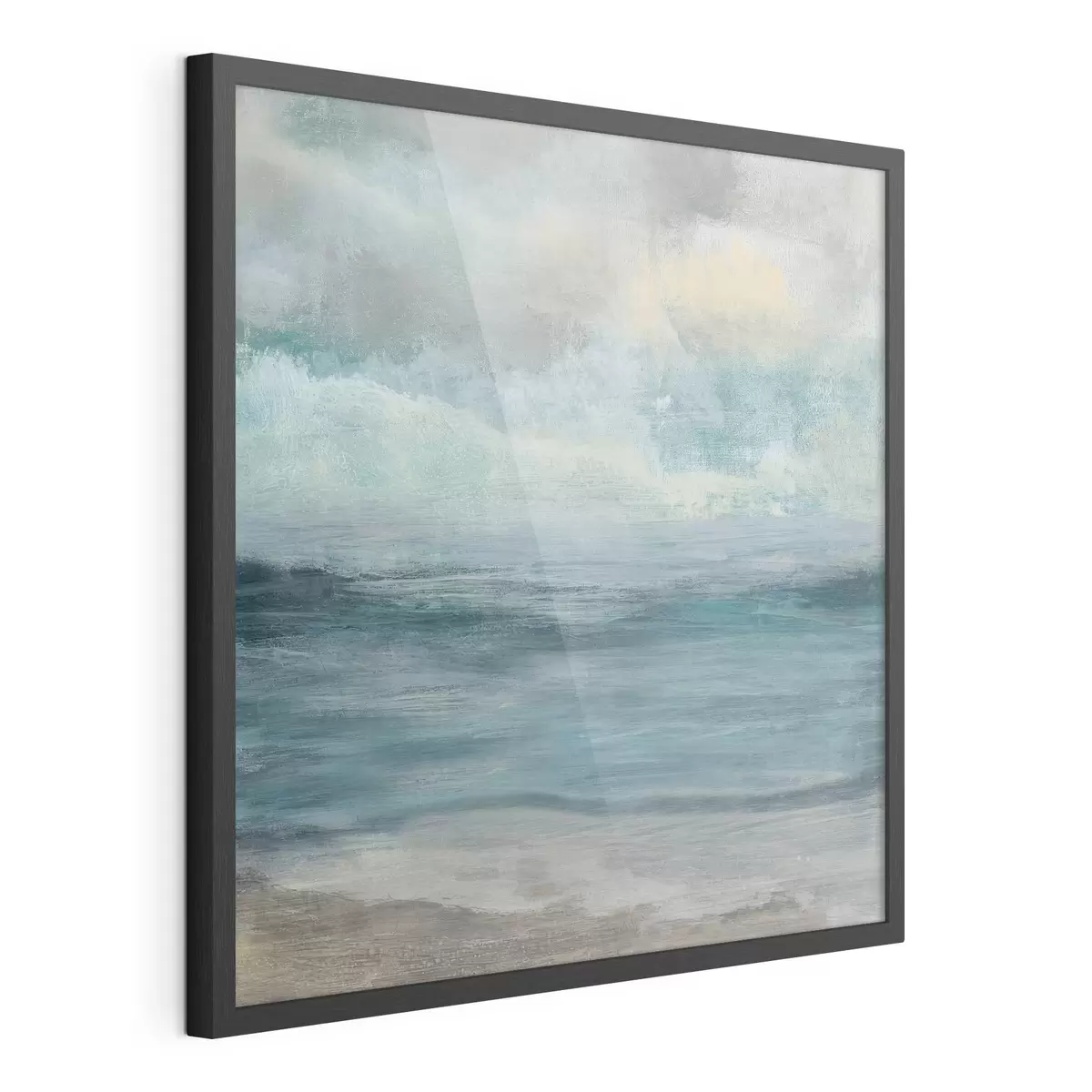 Poster Blaue rauchige Abstraktion f35720