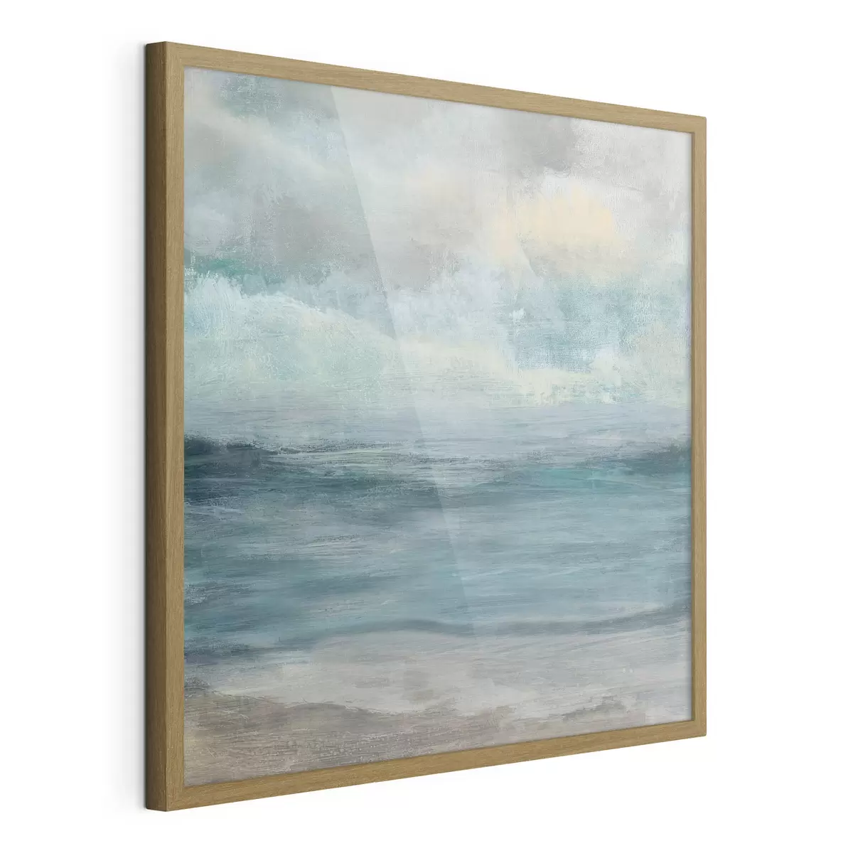 Poster Blaue rauchige Abstraktion f35720