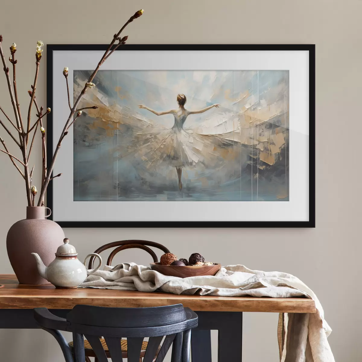 Poster Ballerina im Licht f35538
