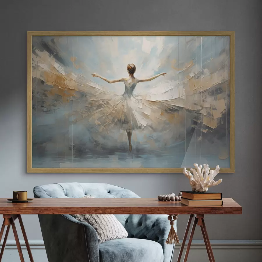 Fototapete Ballerina im Licht f35538