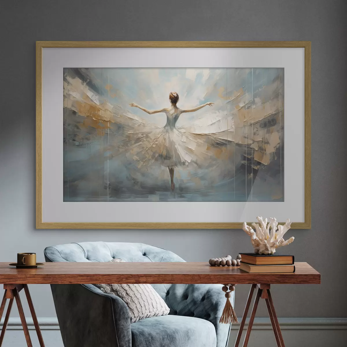 Poster Ballerina im Licht f35538
