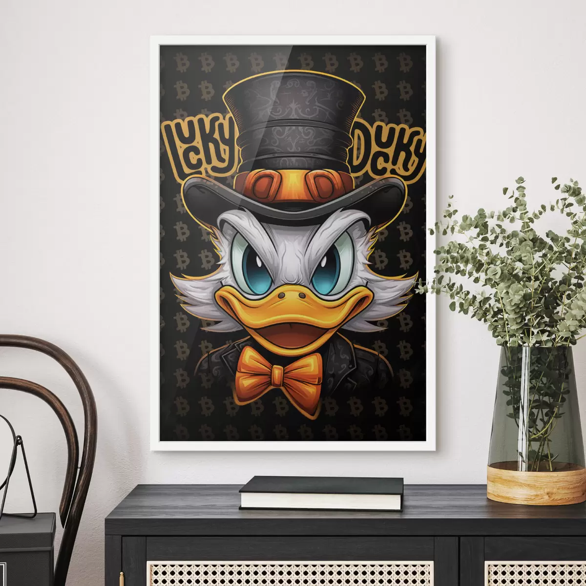 Poster Glückspilz Donald Duck f35465