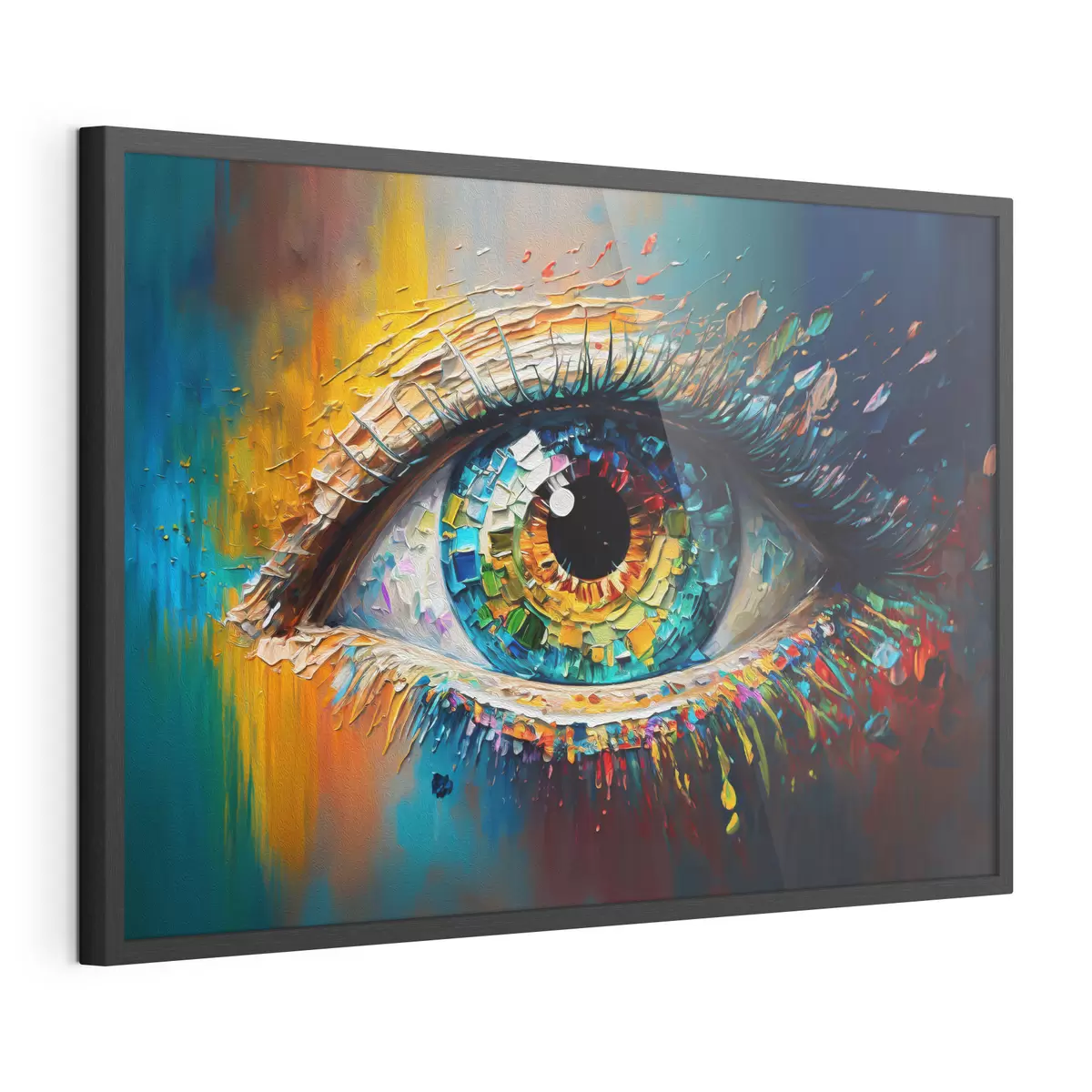 Poster Abstraktion der Augen f34943
