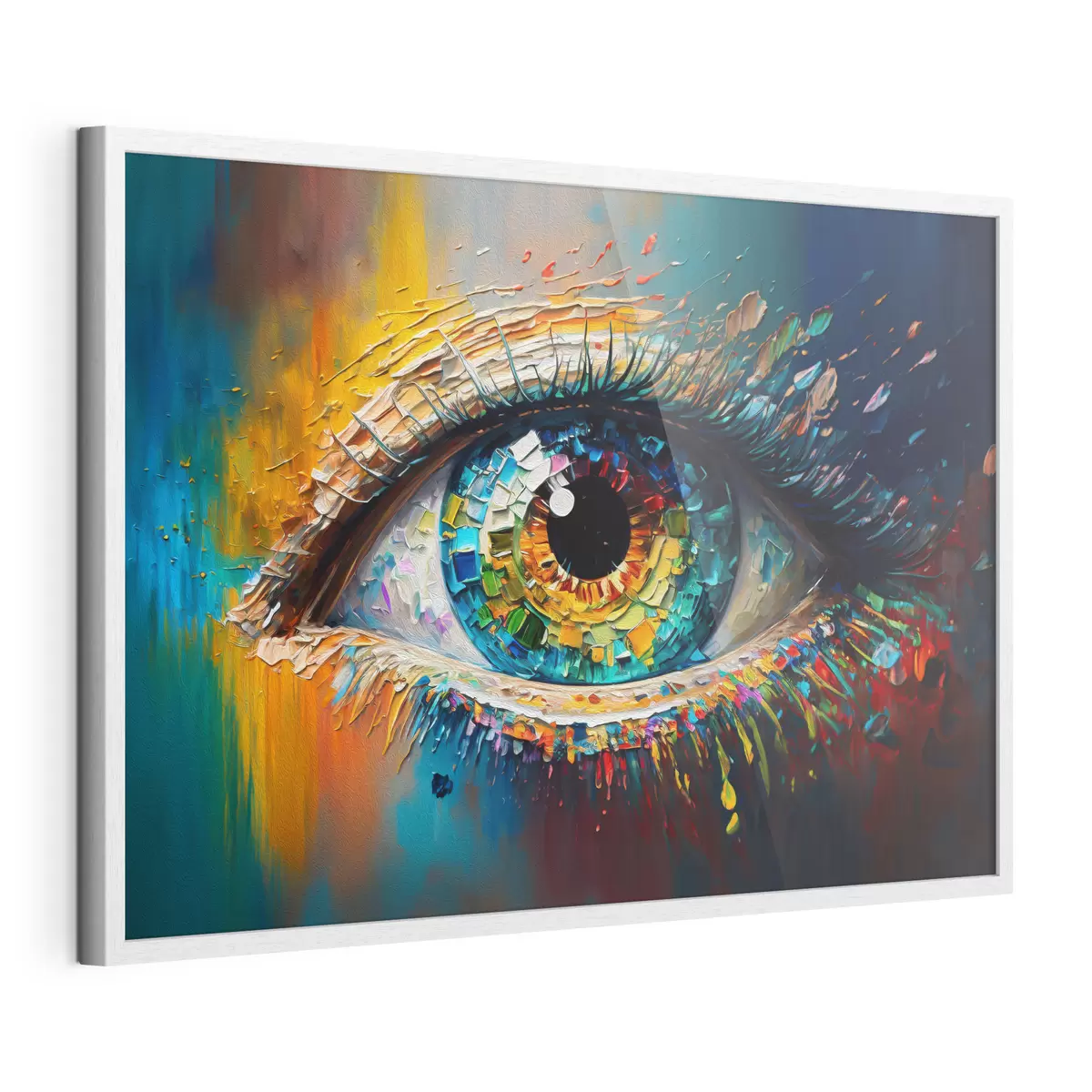 Poster Abstraktion der Augen f34943