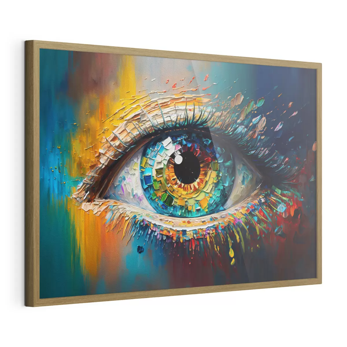 Poster Abstraktion der Augen f34943