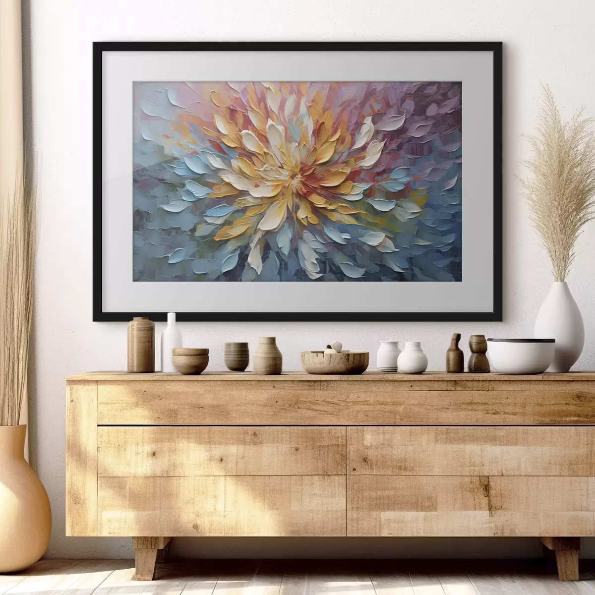 Poster Die bunte Blume f34488