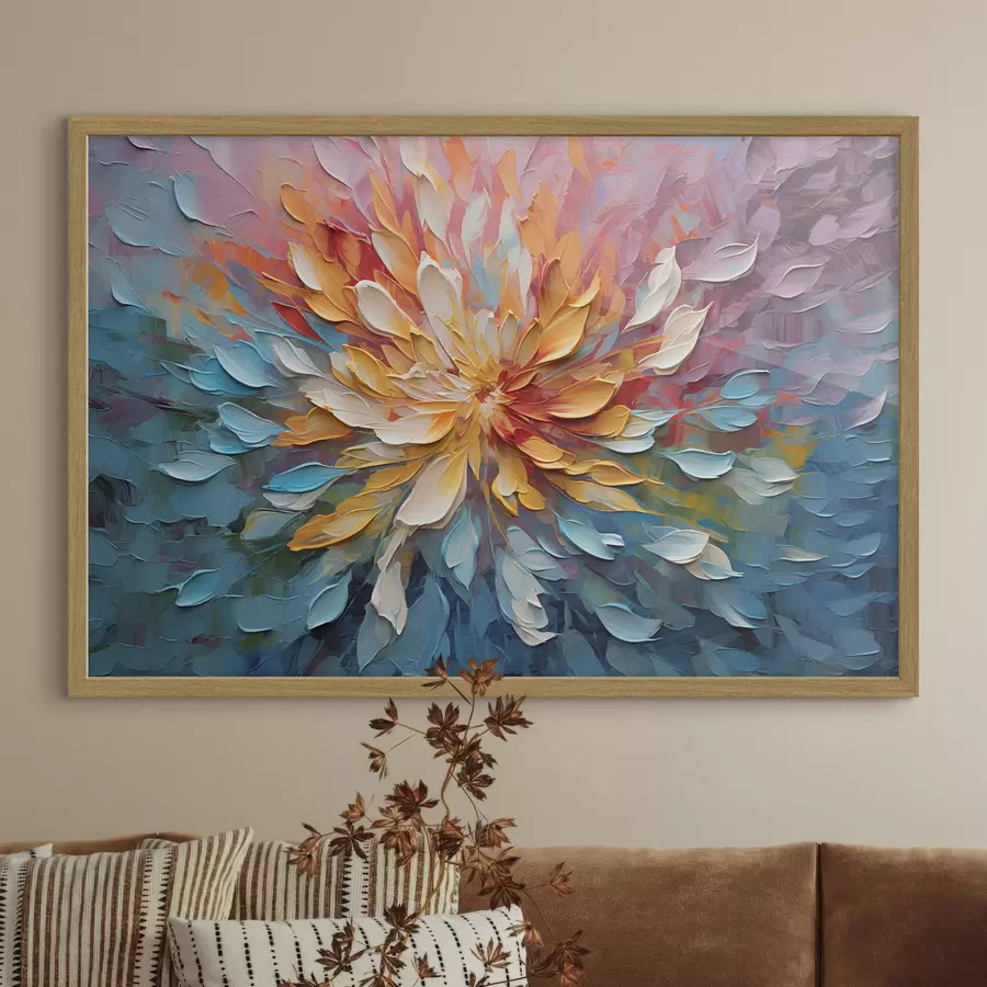 Fototapete Die bunte Blume f34488