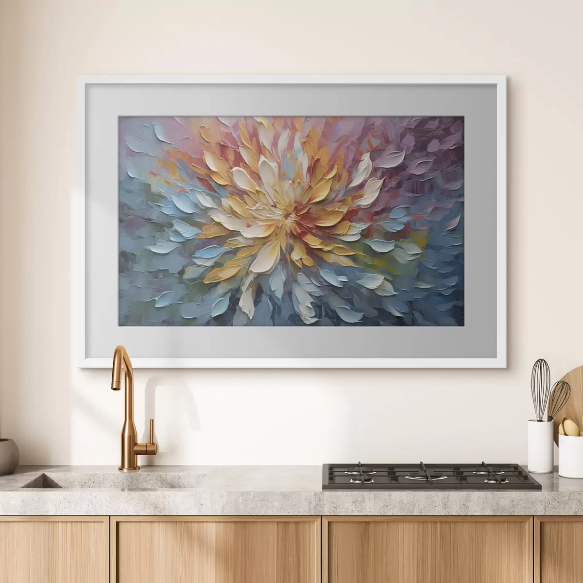 Poster Die bunte Blume f34488
