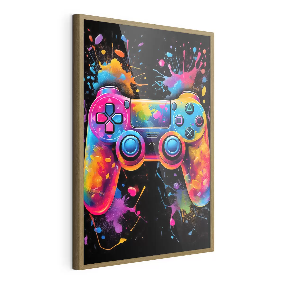 Poster Gamepad und Farbverläufe f34260