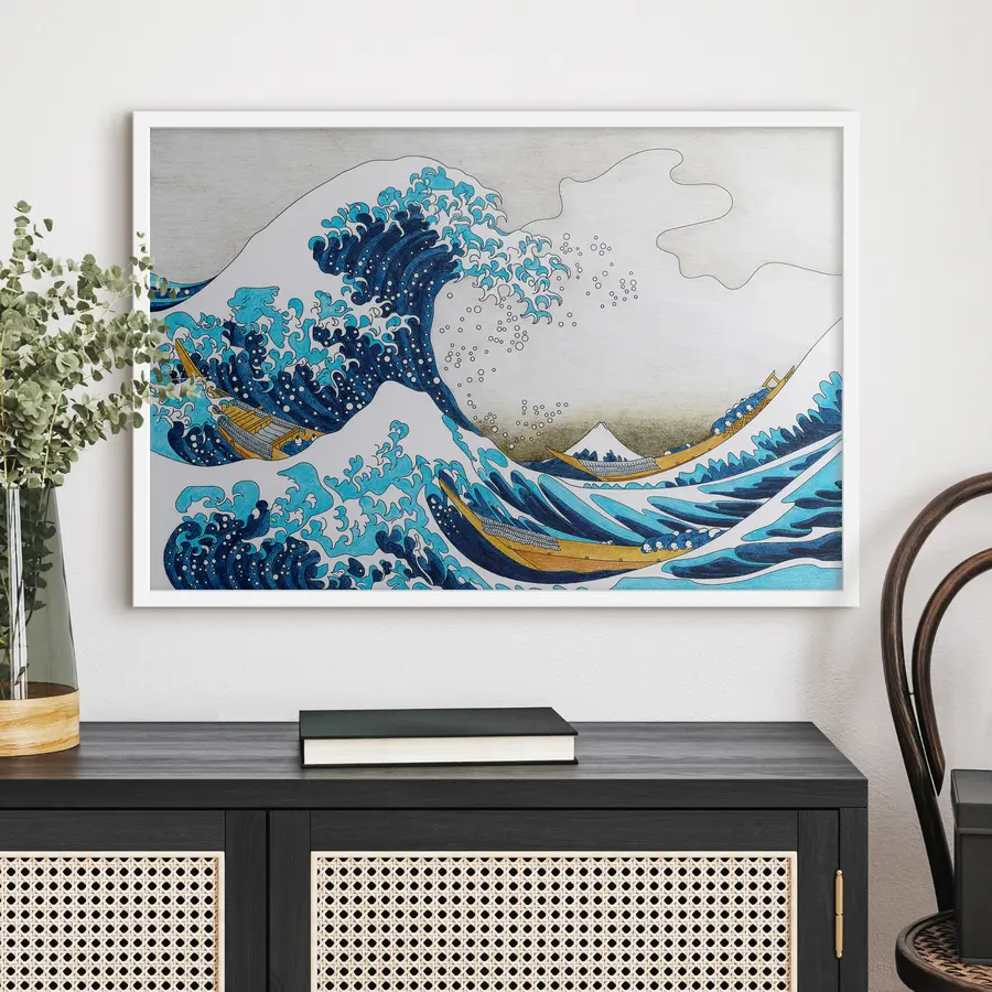 Fototapete Die große Welle von Kanagawa f33597