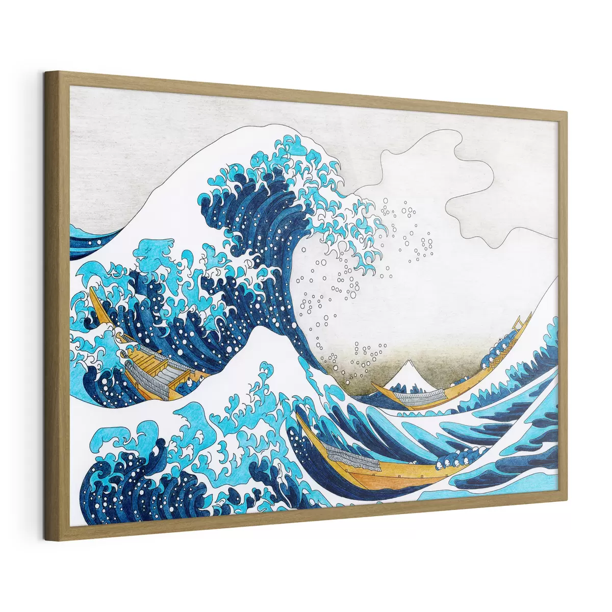 Poster Die große Welle von Kanagawa f33597