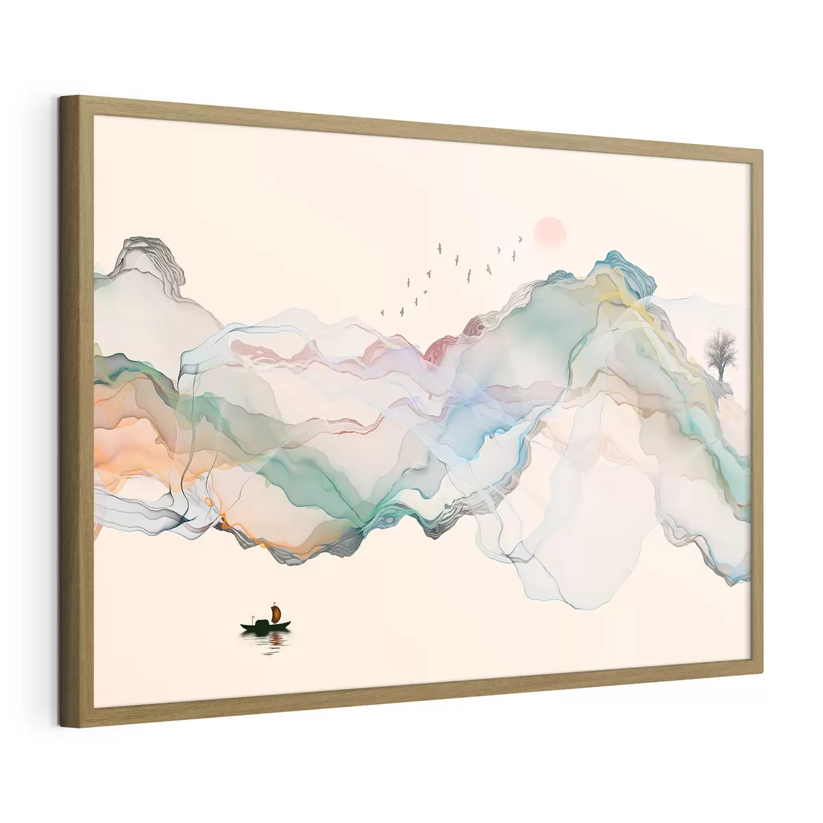 Poster Abstrakte Landschaft f32936