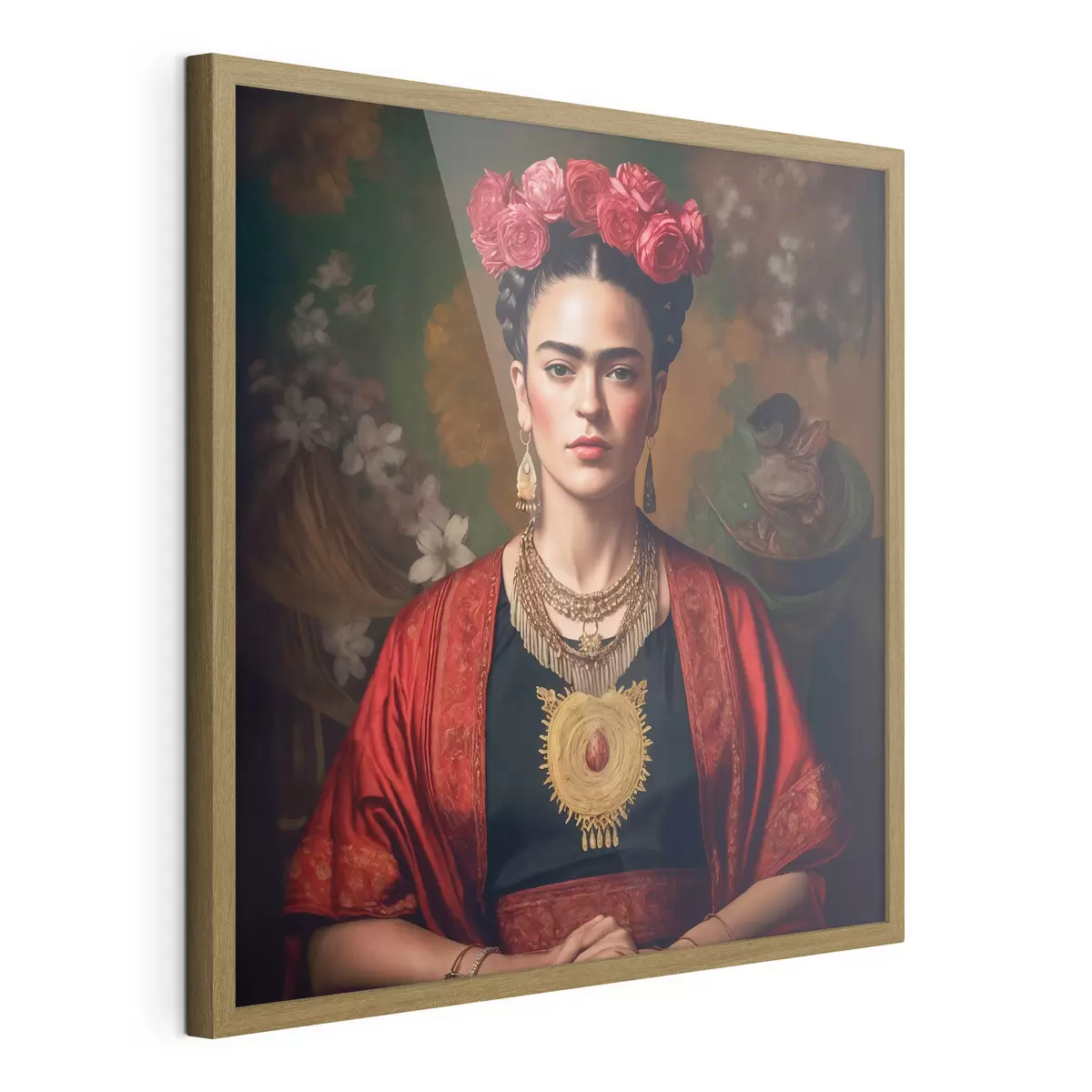 Poster Frida in Rot f32865