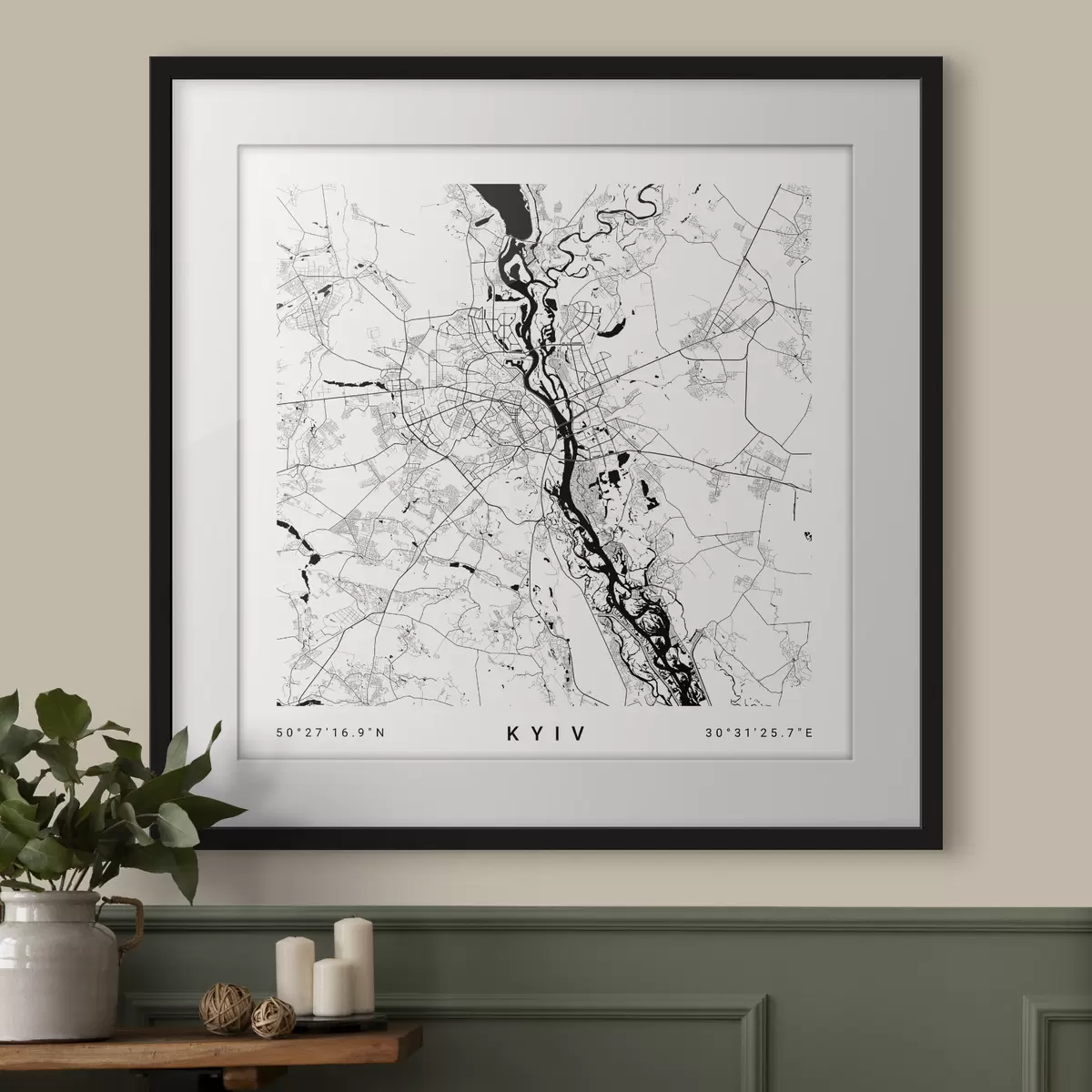 Poster Kyjiw im Herzen f31428v1