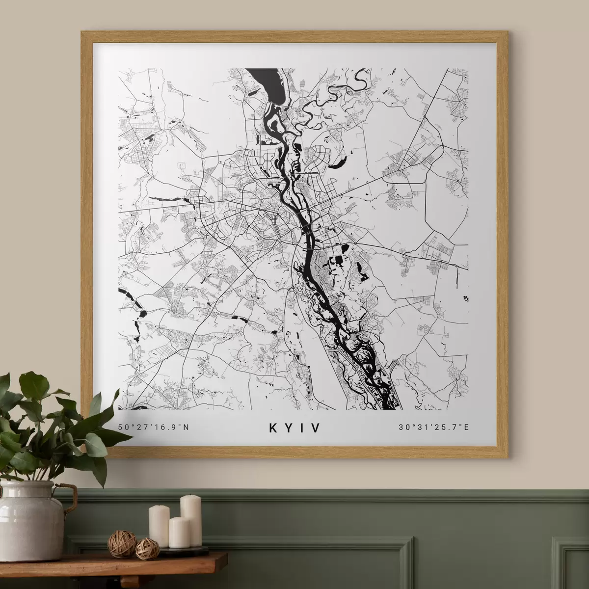 Poster Kyjiw im Herzen f31428v1