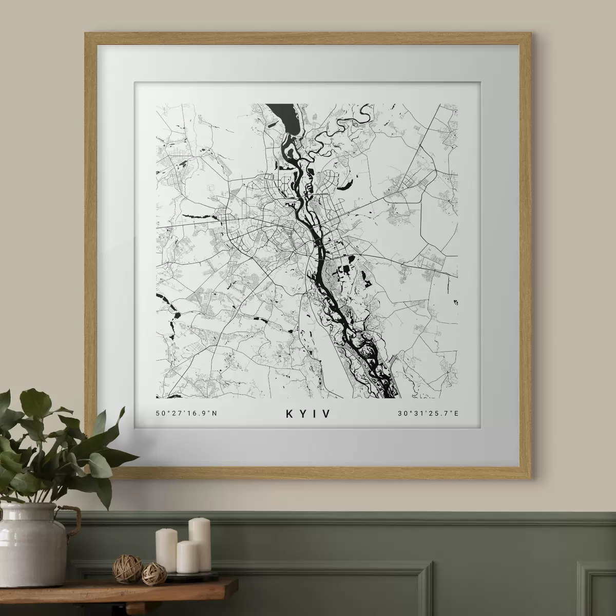 Poster Kyjiw im Herzen f31428v1