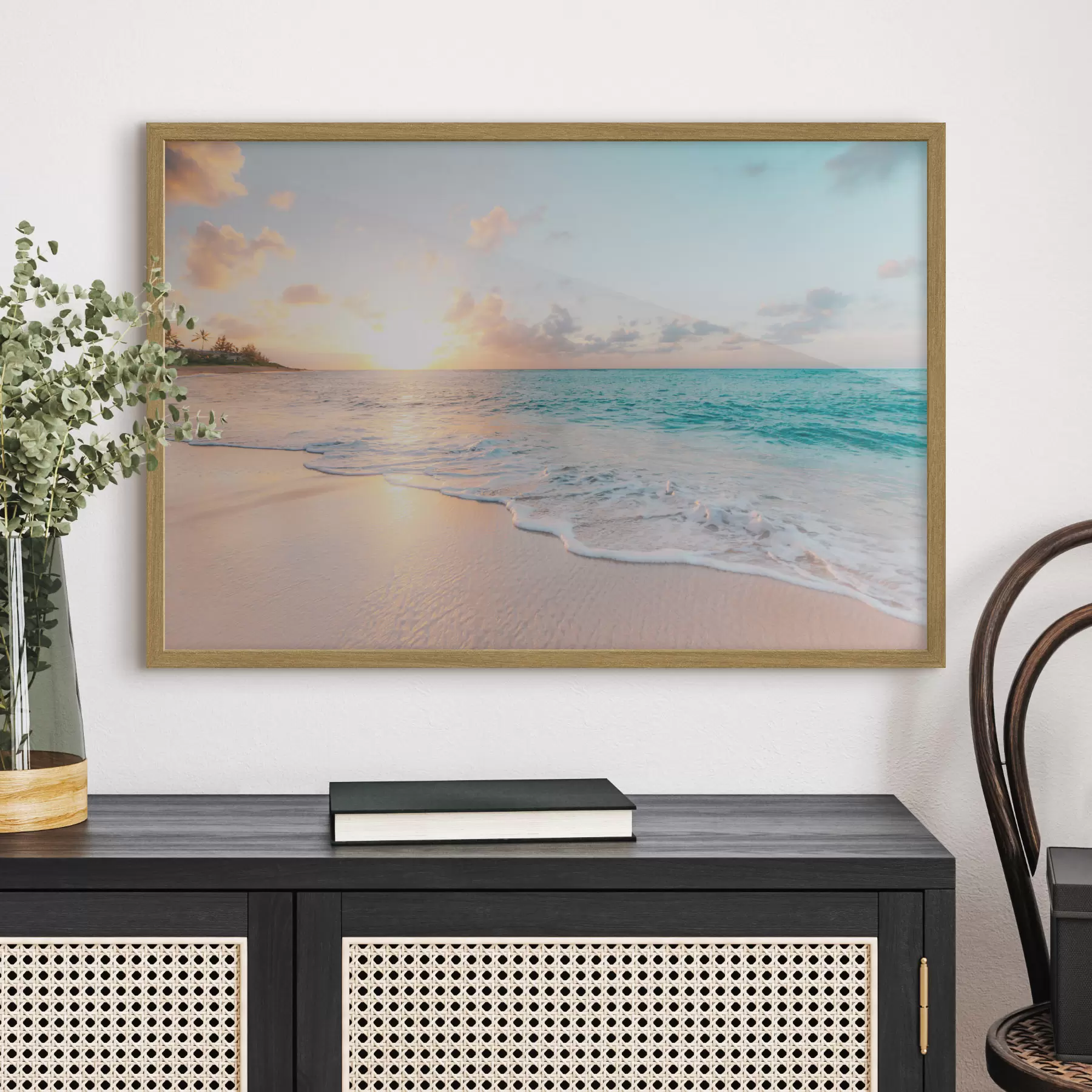 Fototapete Türkisküste im Abendlicht f28661