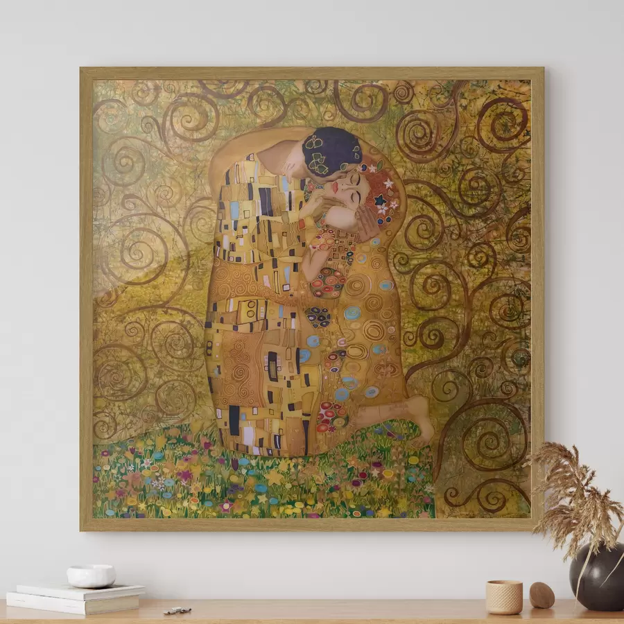 Fototapete Ein Kuss, Gustav Klimt f27031