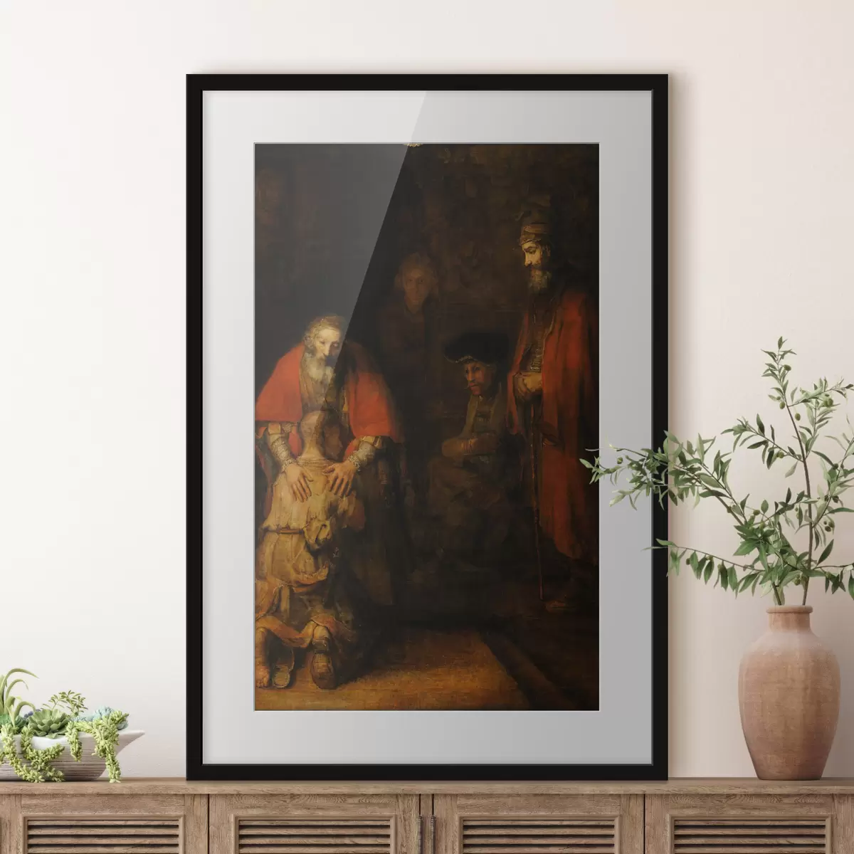 Poster Die Rückkehr des verlorenen Sohnes, Rembrandt f16099