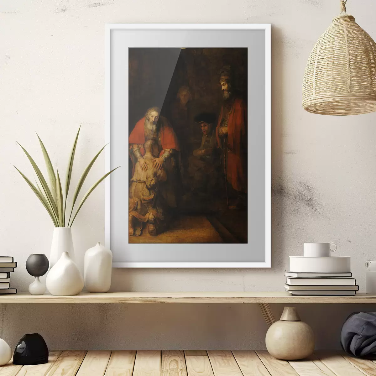 Poster Die Rückkehr des verlorenen Sohnes, Rembrandt f16099