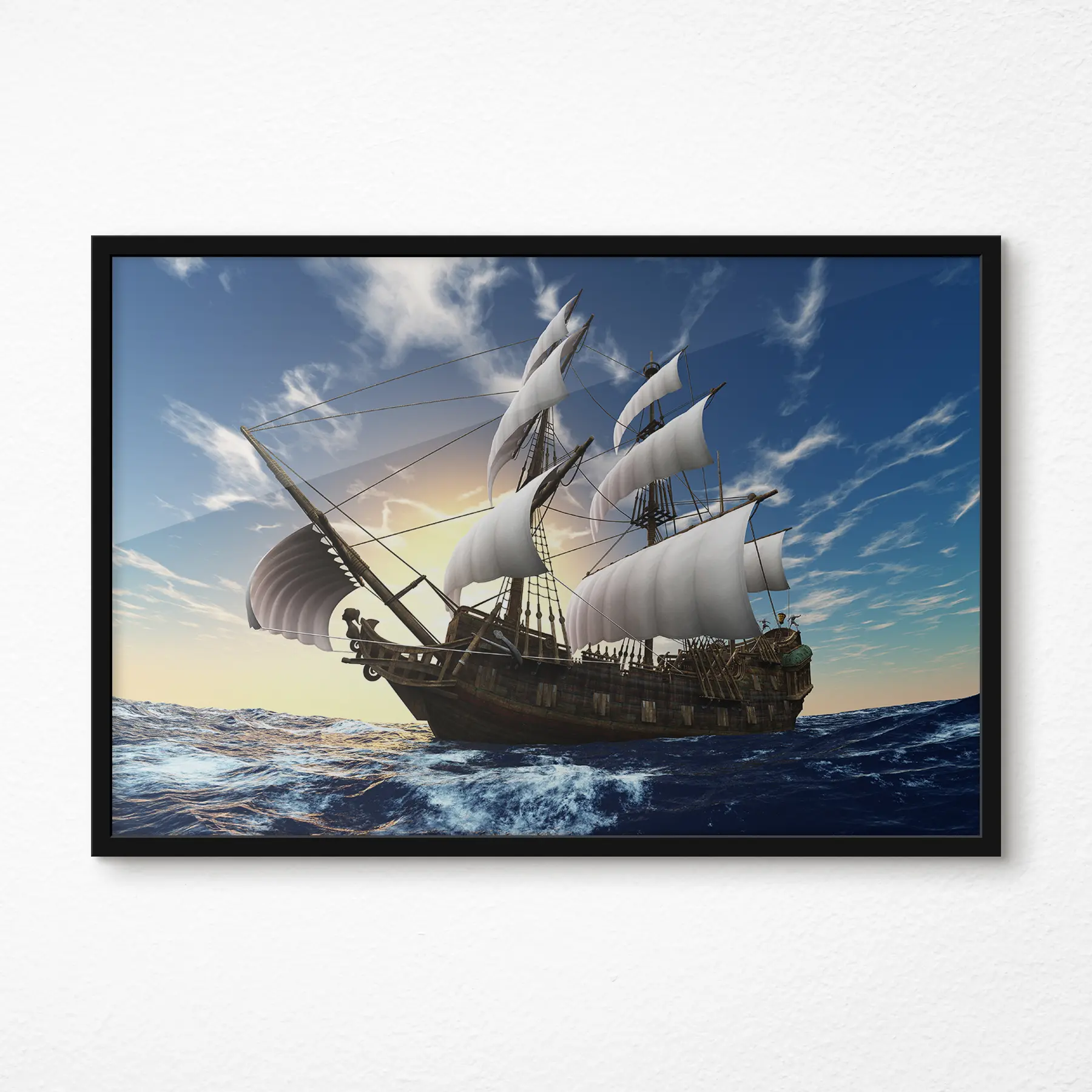 Fototapete Ein schönes Schiff auf See f15797