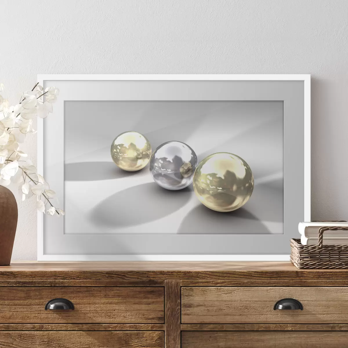 Poster Drei Lichtreflexe f04617