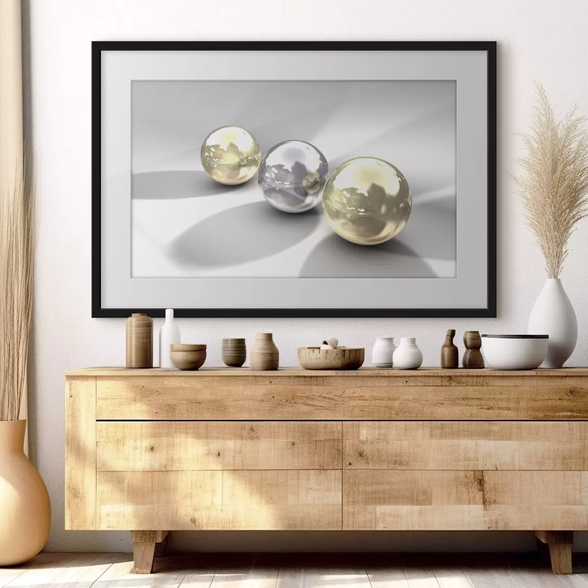 Poster Drei Lichtreflexe f04617