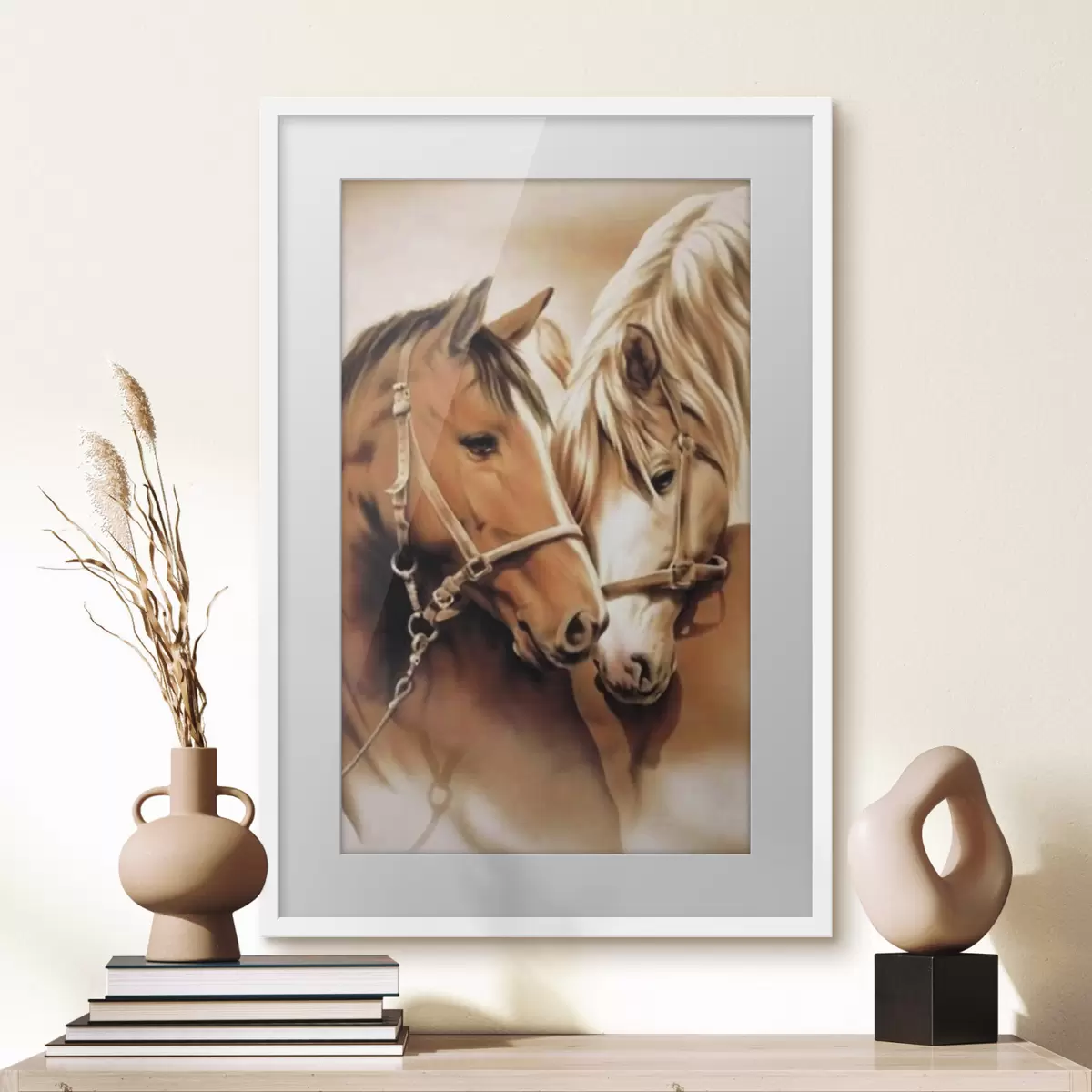 Poster Pferd und Vertrauen f03697
