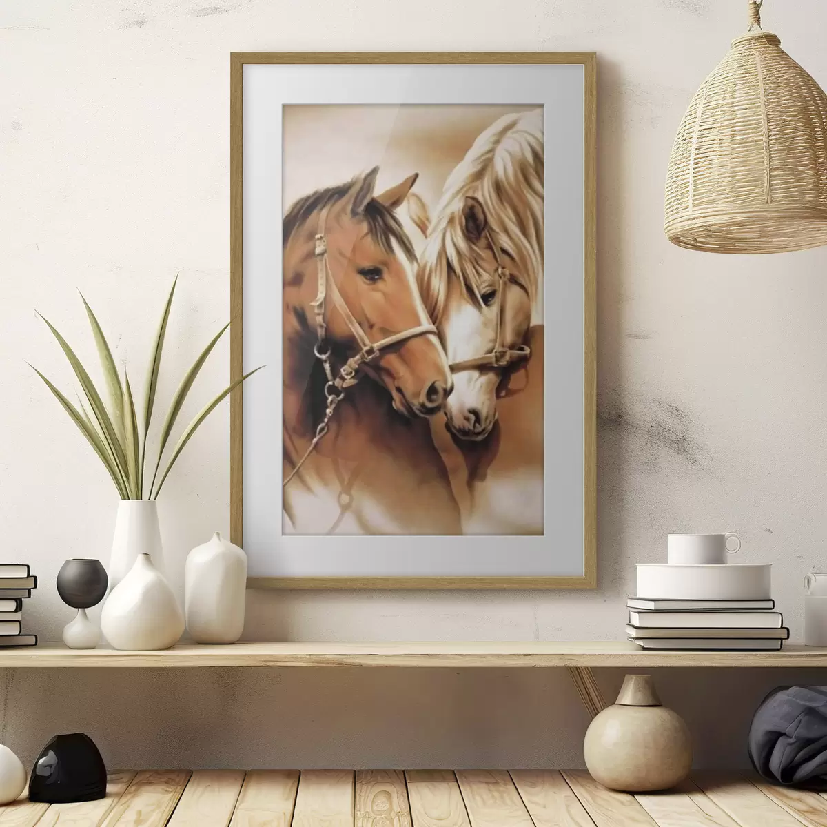 Poster Pferd und Vertrauen f03697