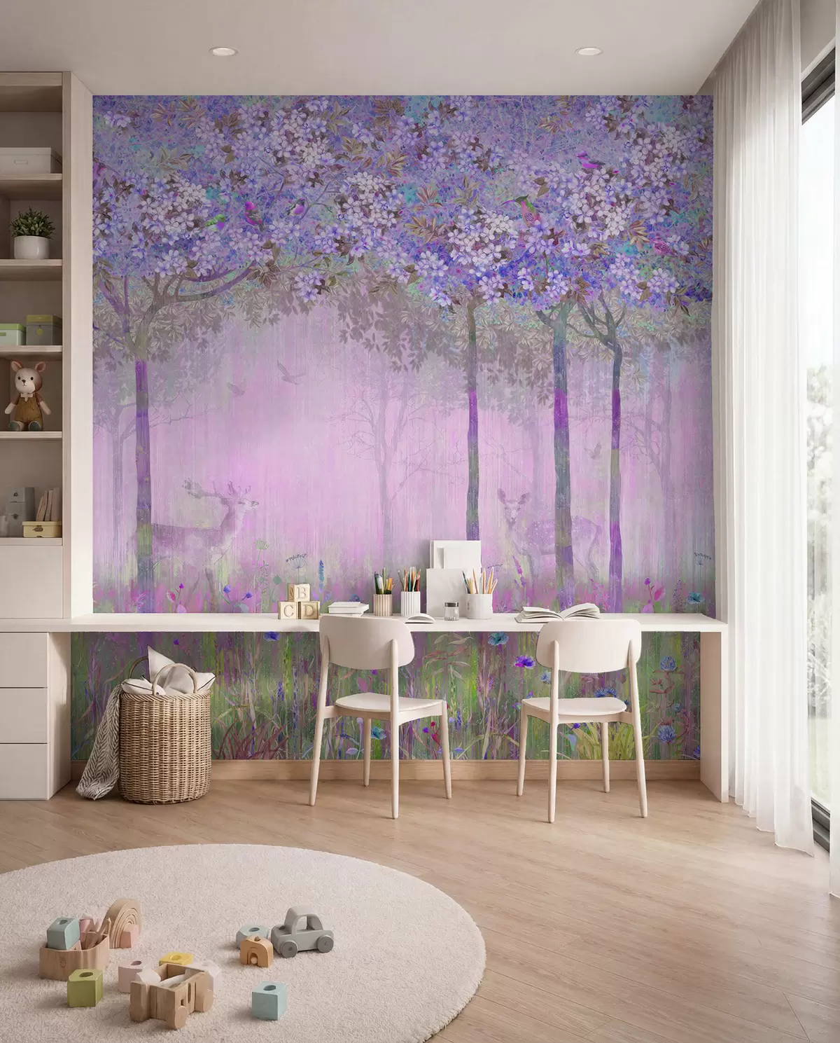 Fototapete Blütenwald — Flieder u62100v2