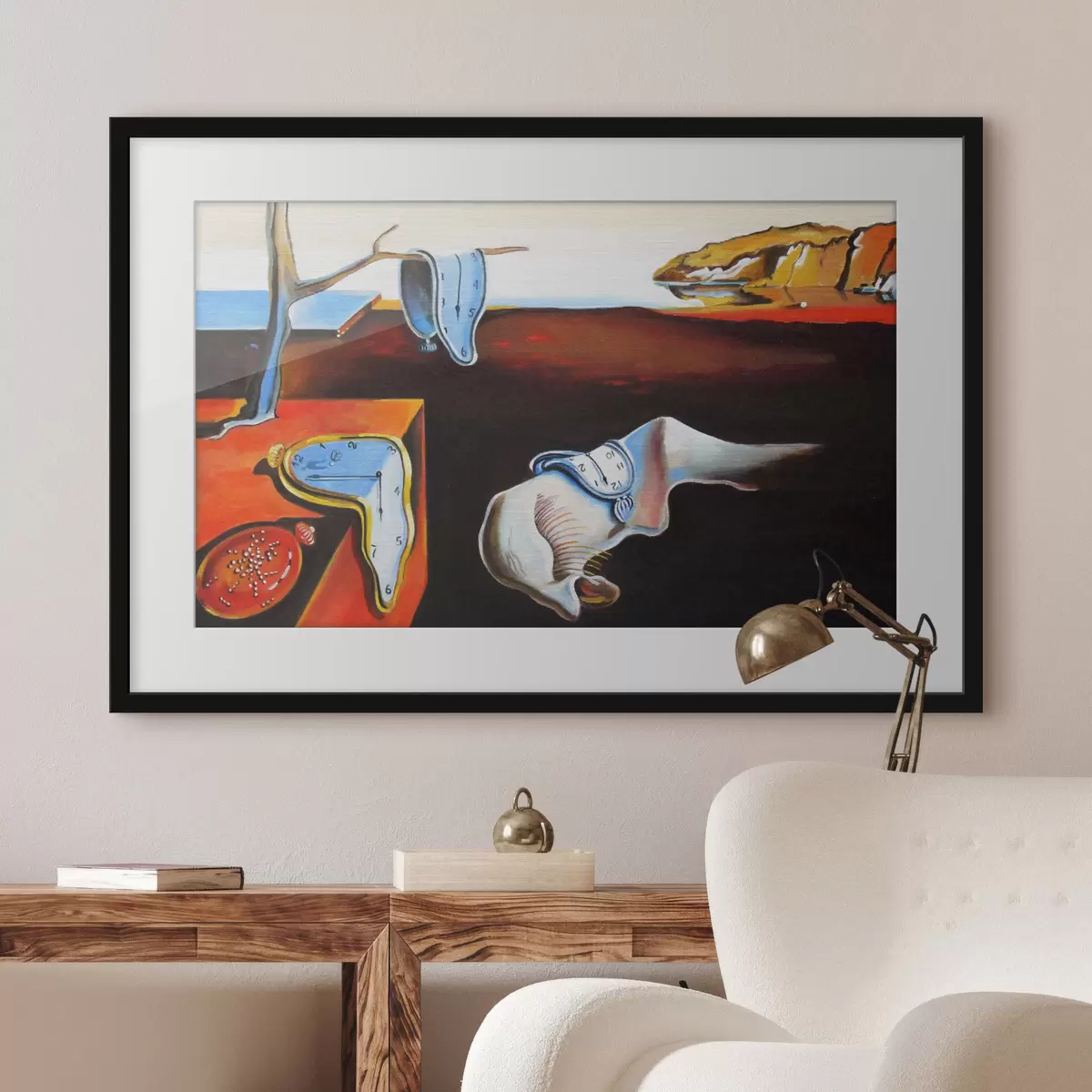 Poster Das Fortbestehen der Erinnerung, Salvador Dali f16070