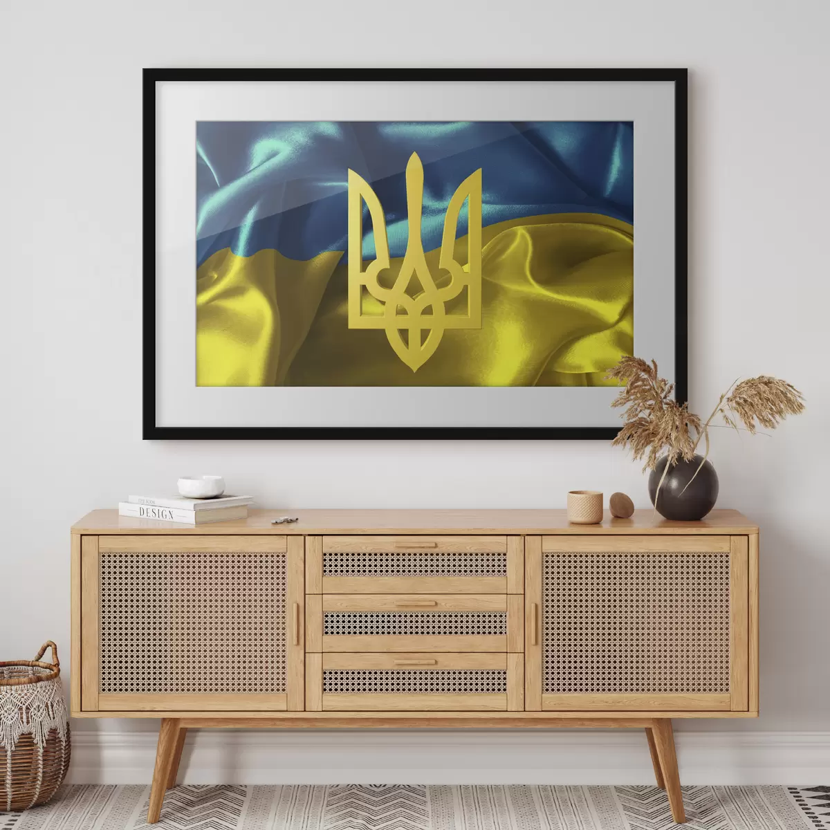 Poster Ukrainische Flagge f26671